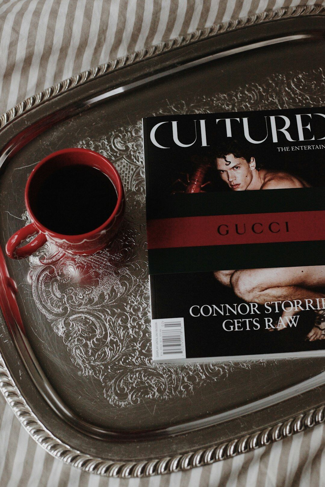 celebrity on magazine cover
